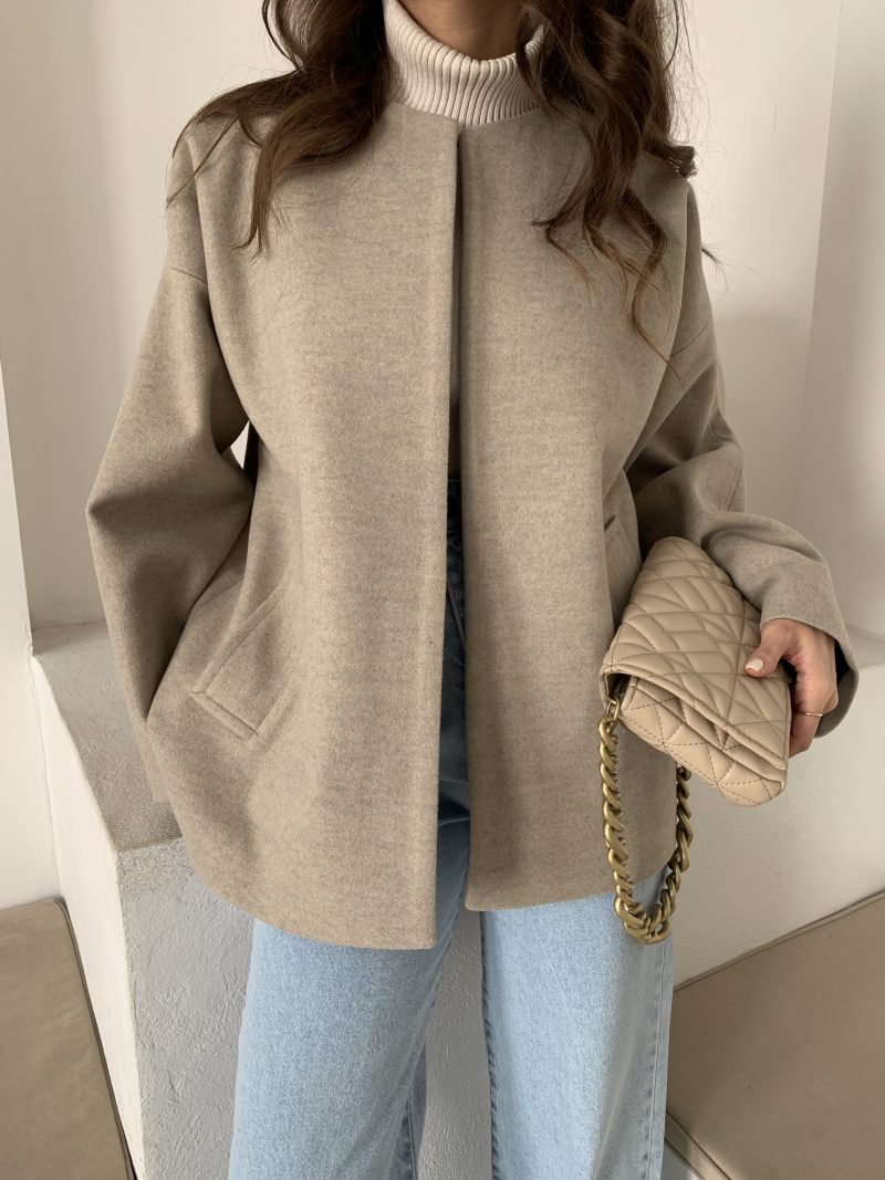 پالتو موشی یقه گرد - Image 3