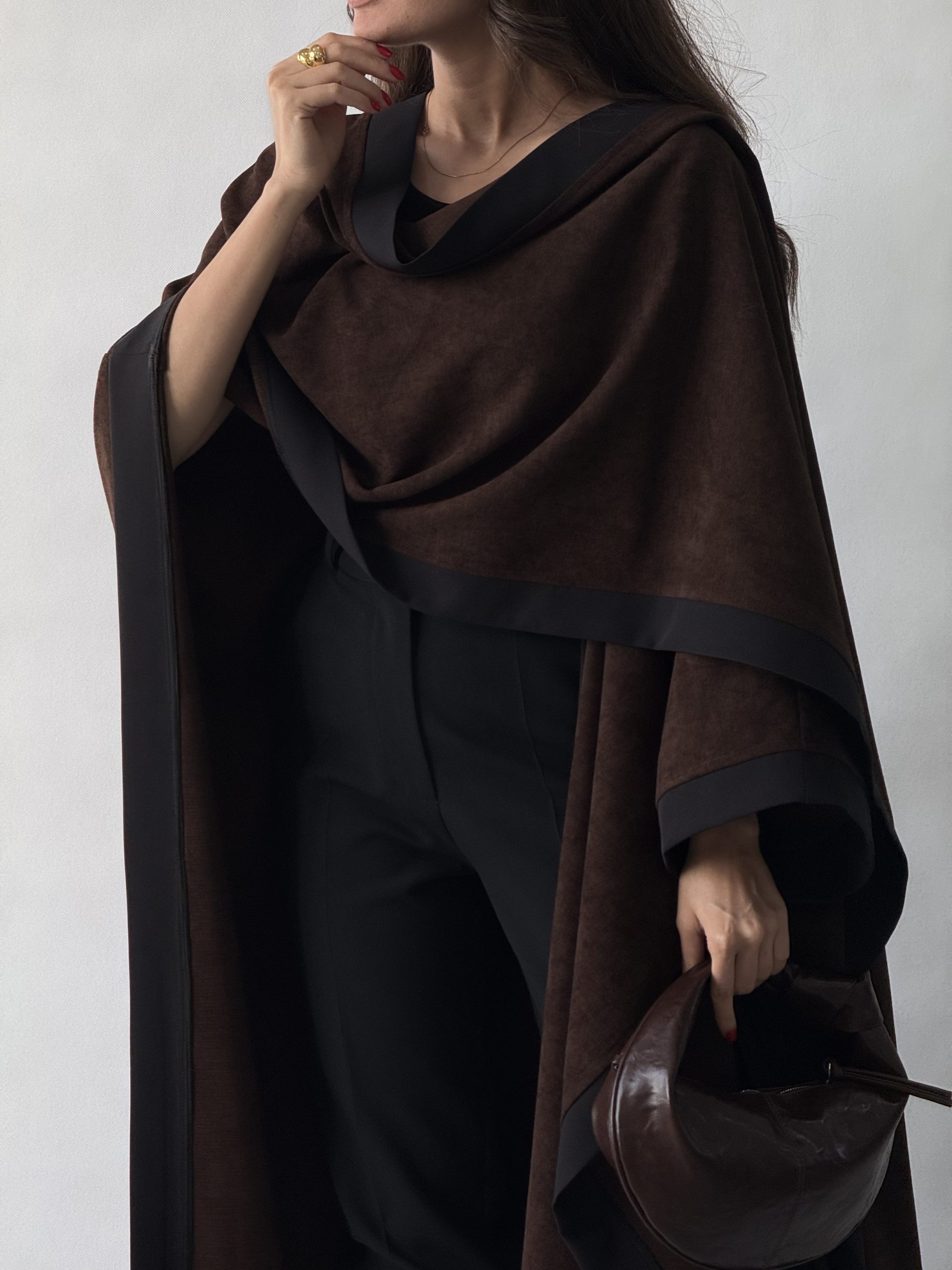 عبای لیا قهوه ای